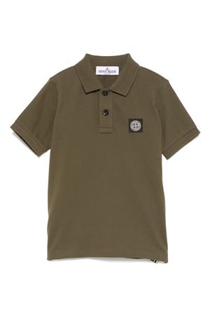 Polo con toppa bussola STONE ISLAND KIDS | K1S162200002S0018V0054